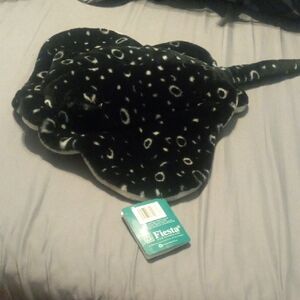 Final Price! Fiesta Black and White Stuffed Stingray